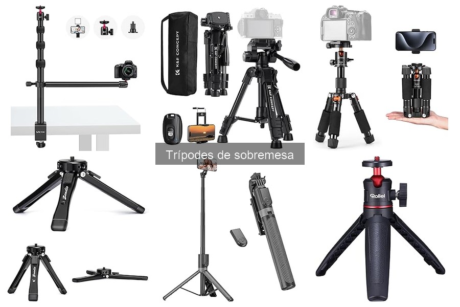 Mejora tus videollamadas con trípodes de sobremesa