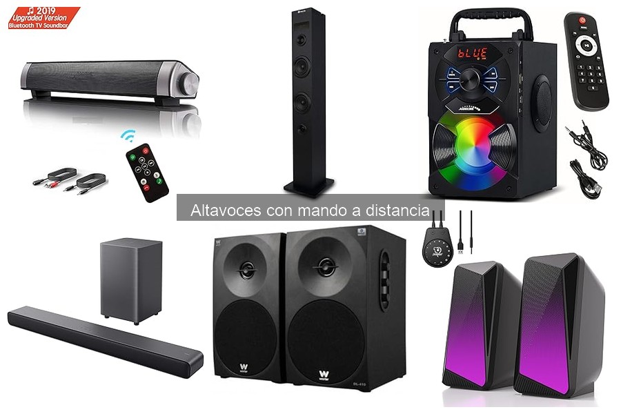 Mejores accesorios para altavoces con mando a distancia