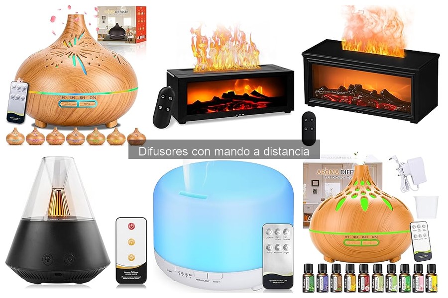 Mejores aceites esenciales para difusores con mando a distancia