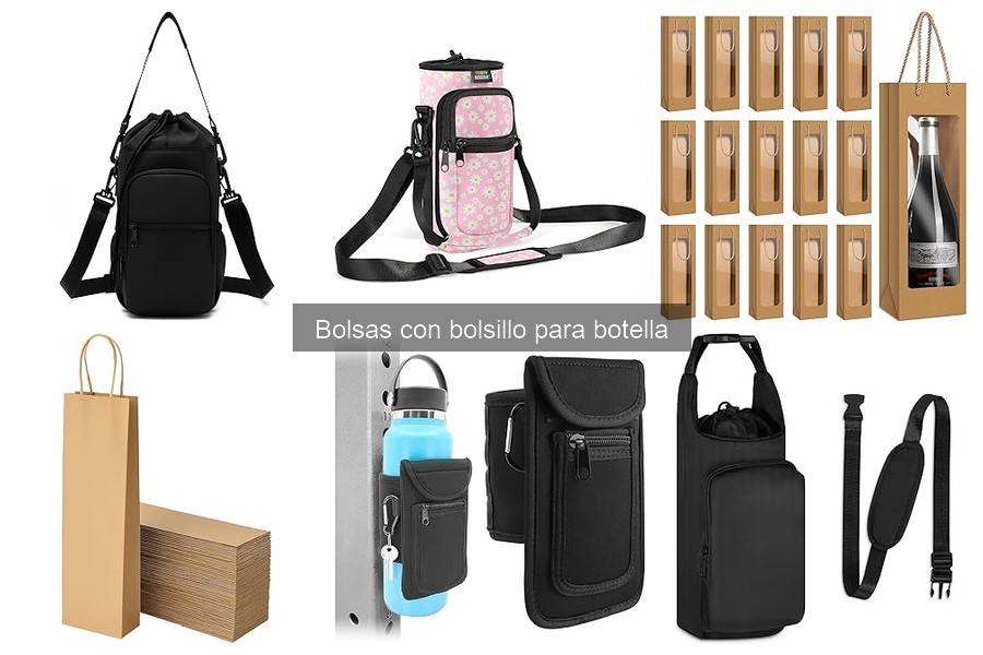 Mejores bolsas con bolsillo para botella para yoguis principiantes