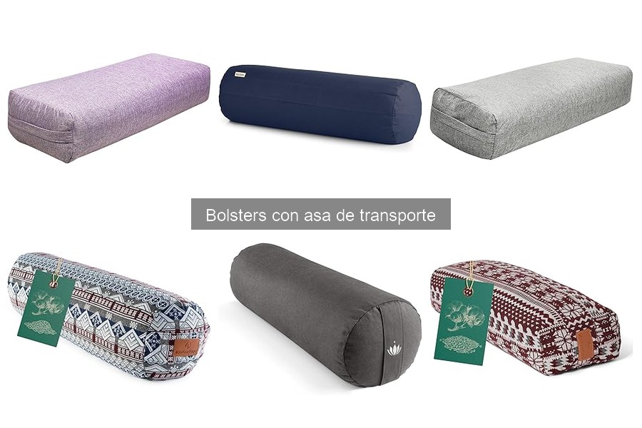 Mejores bolsters con asa de transporte para yoga