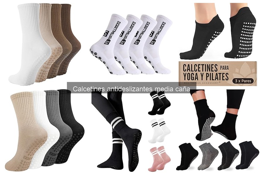 Mejores calcetines antideslizantes media caña para yoga