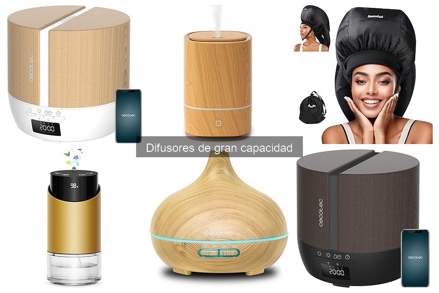 Mejores difusores de gran capacidad para yoga en casa
