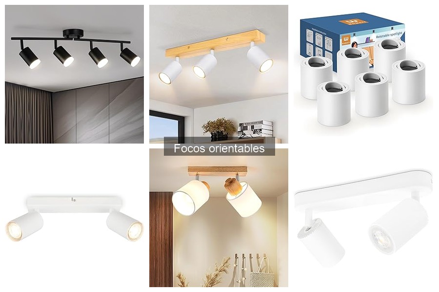 Mejores focos orientables para estudios de yoga en casa