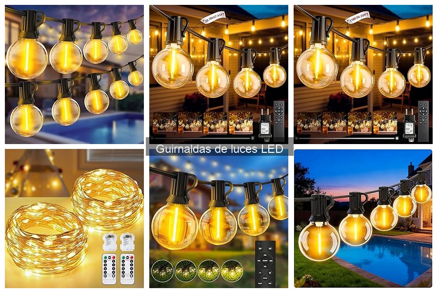 Mejores guirnaldas de luces LED para exteriores en 2023