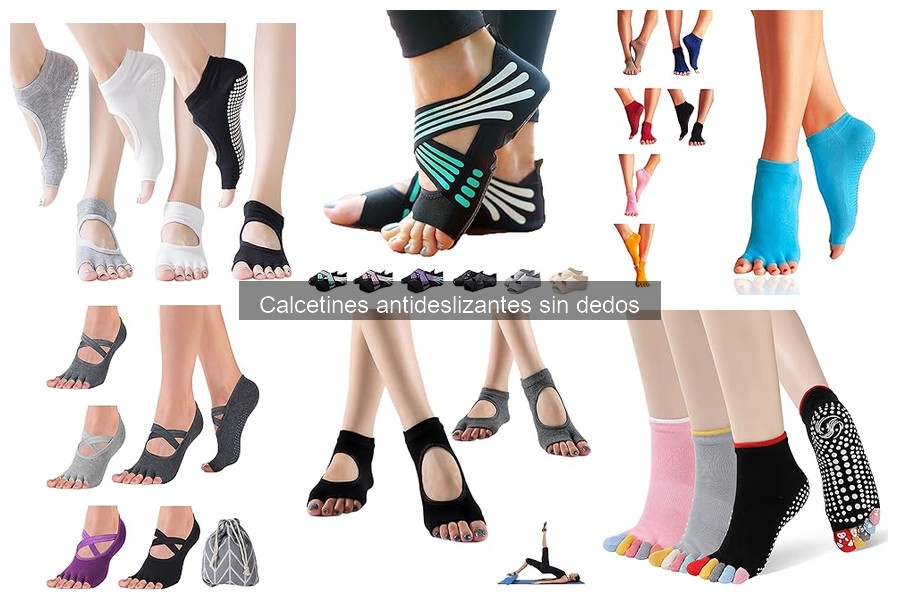 Mejores marcas de calcetines antideslizantes sin dedos para yoga
