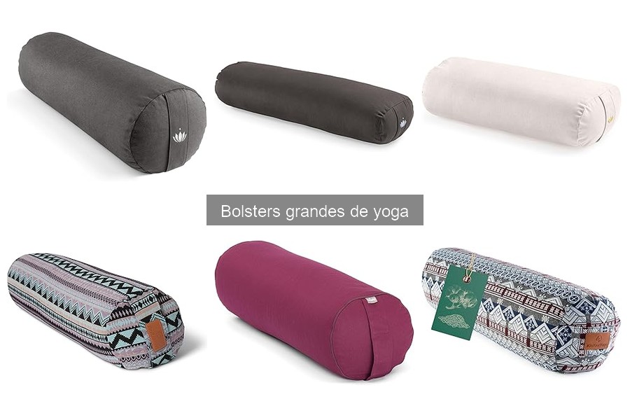 Mejores materiales para bolsters grandes de yoga