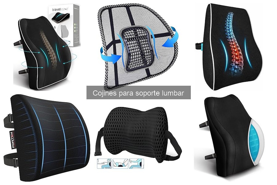 Mejores materiales para cojines de soporte lumbar