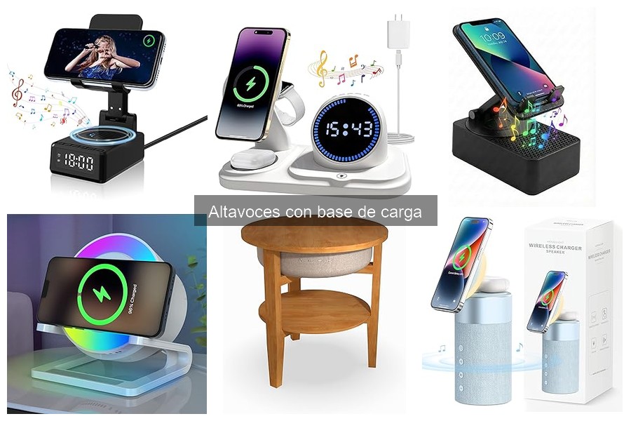 Mejores ofertas de altavoces con base de carga en 2023