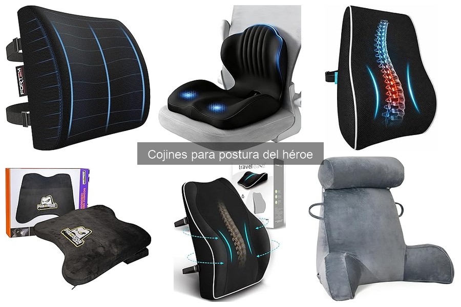 Mejores ofertas y precios de cojines para postura del héroe