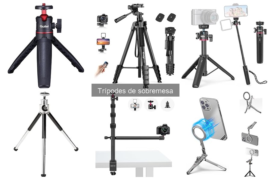 Mejores ofertas y precios de trípodes de sobremesa
