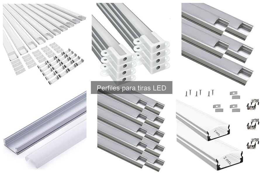 Mejores perfiles para tiras LED según el uso en casa