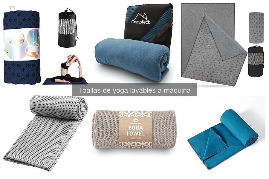 Mejores toallas de yoga lavables a máquina para tus entrenos