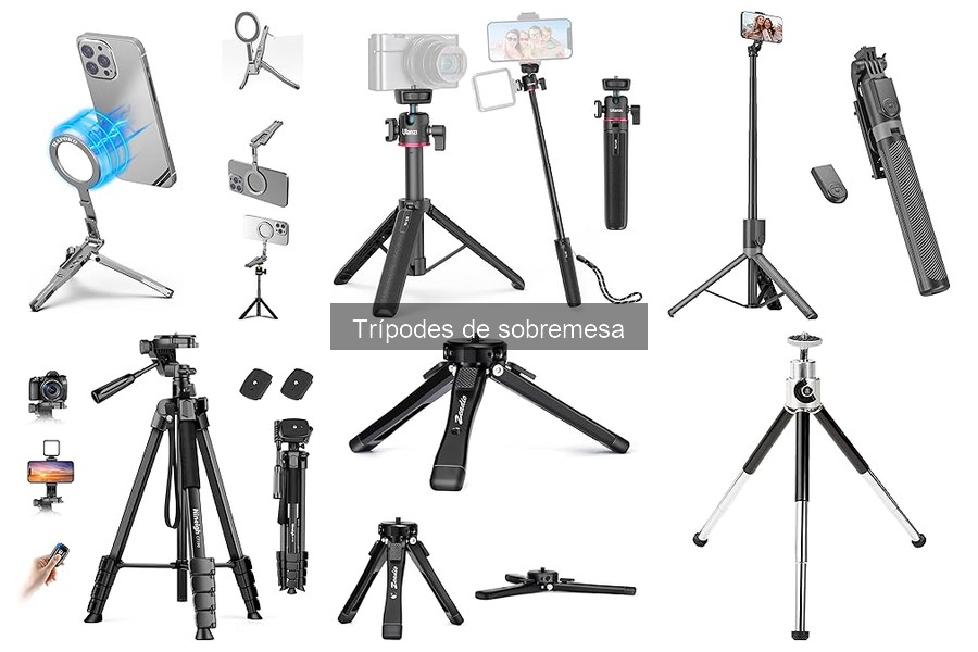 Mejores trípodes de sobremesa para fotografía en casa