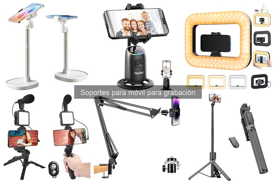 Ofertas en soportes para móvil de grabación: ¡Aprovecha descuentos!