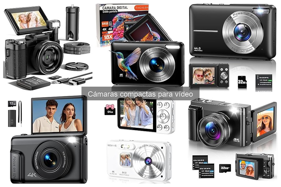 Ofertas y precios de cámaras compactas para vídeo en Amazon