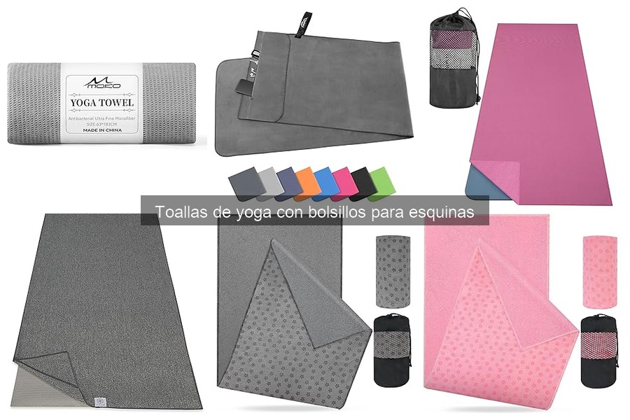 Opiniones sobre toallas de yoga con bolsillos para esquinas