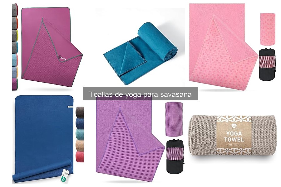 Opiniones sobre toallas de yoga para savasana de flintronic y Lotuscrafts