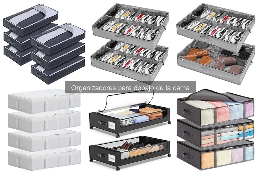 Precios y dónde comprar organizadores para debajo de la cama