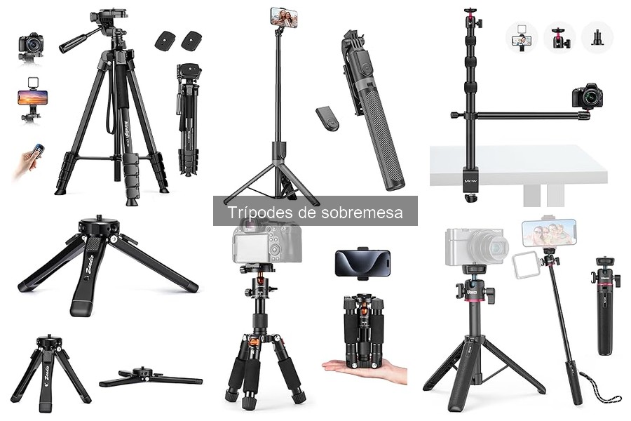 Preguntas Frecuentes sobre Trípodes de Sobremesa