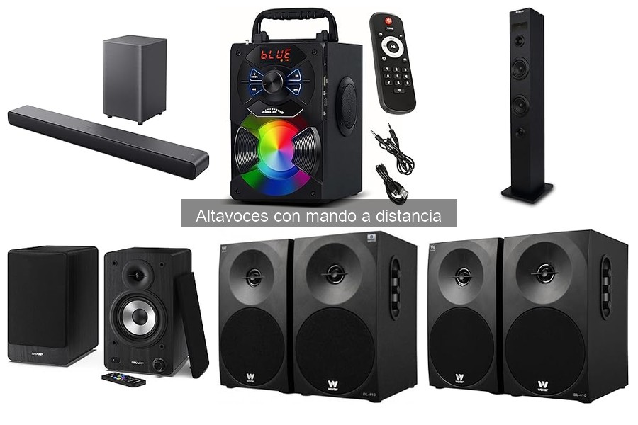 Problemas comunes con altavoces con mando a distancia y soluciones