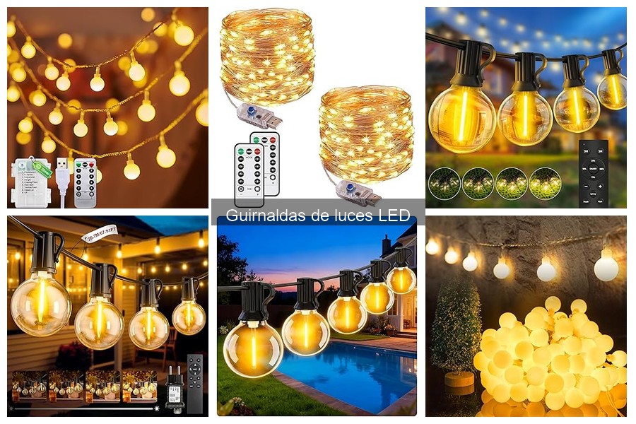 Problemas comunes con guirnaldas de luces LED y soluciones