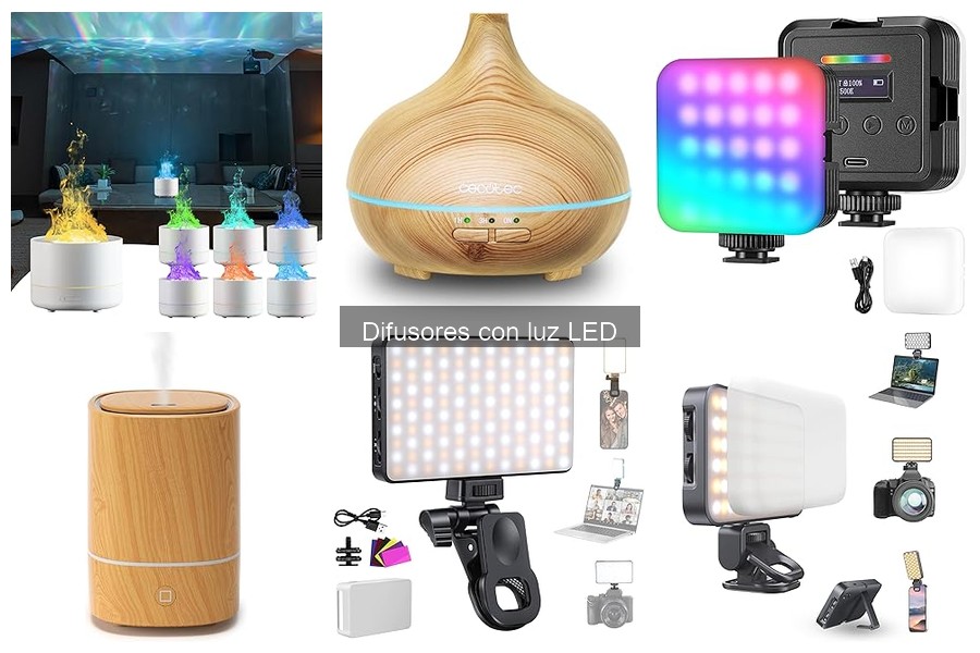 ¿Qué es un difusor con luz LED? Funciones y características