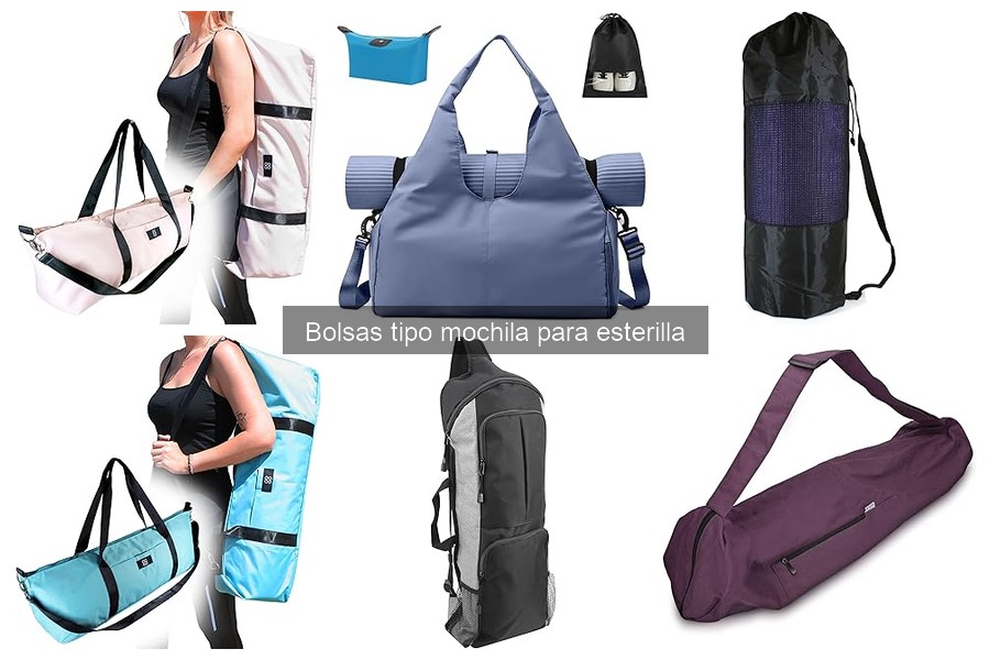 ¿Qué es una bolsa tipo mochila para esterilla de yoga?