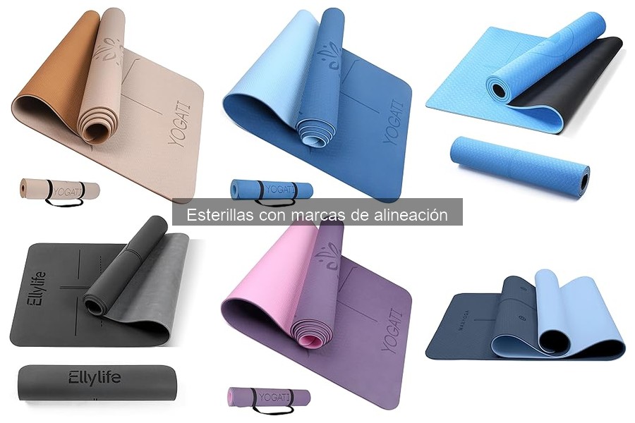 ¿Qué es una esterilla con marcas de alineación?