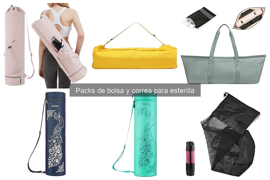¿Qué incluye un pack de bolsa y correa para esterilla?