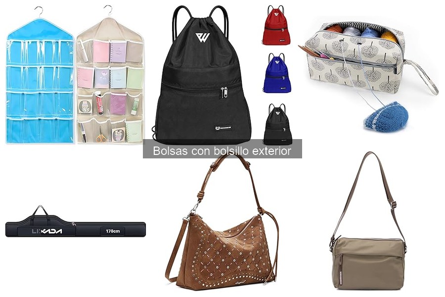 ¿Qué son las bolsas con bolsillo exterior? Características y usos