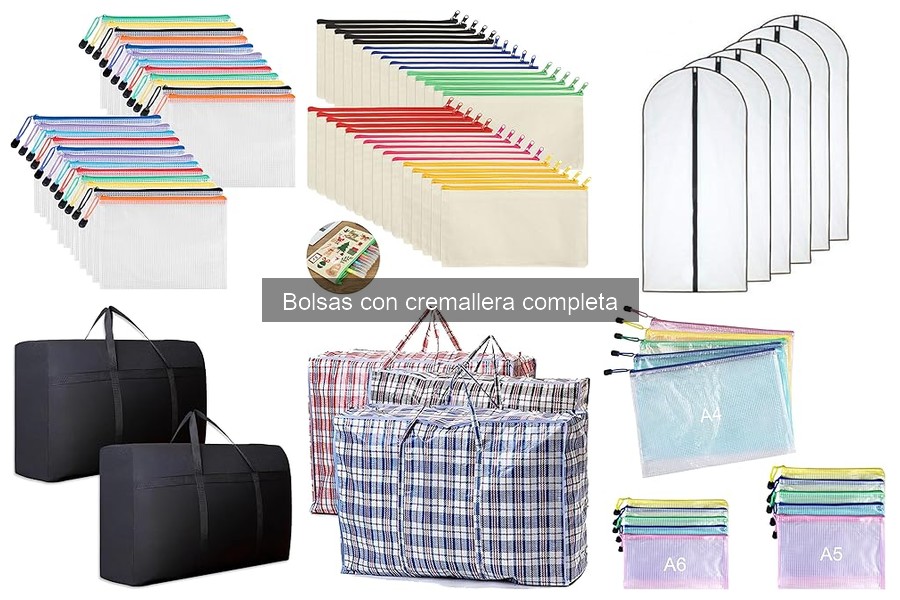 ¿Qué son las bolsas con cremallera completa para yoga?