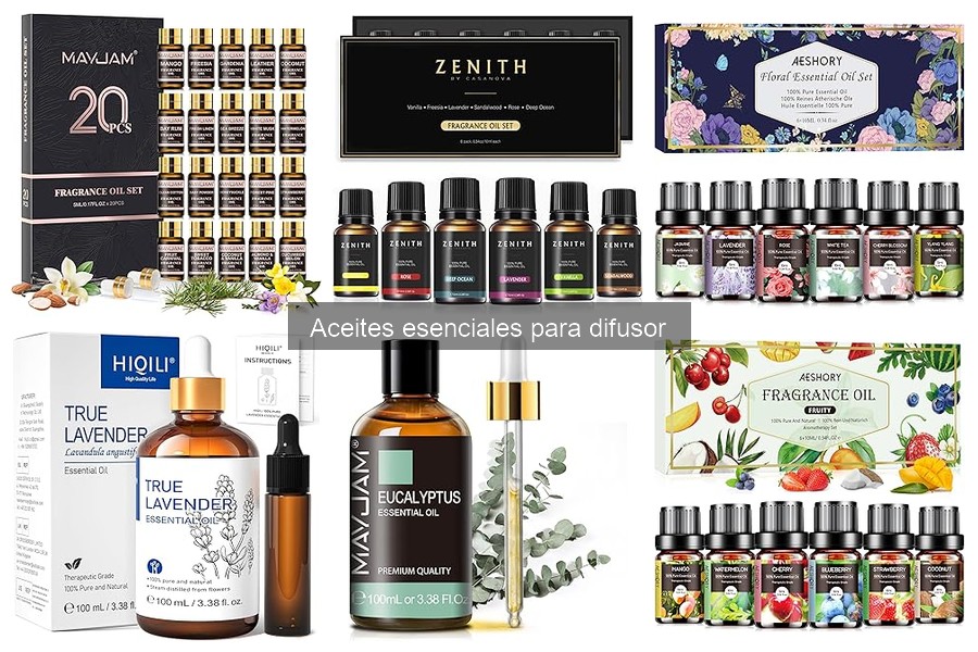 ¿Qué son los aceites esenciales y su uso en difusores?