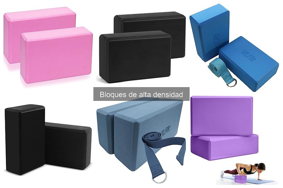 ¿Qué son los bloques de alta densidad para yoga?