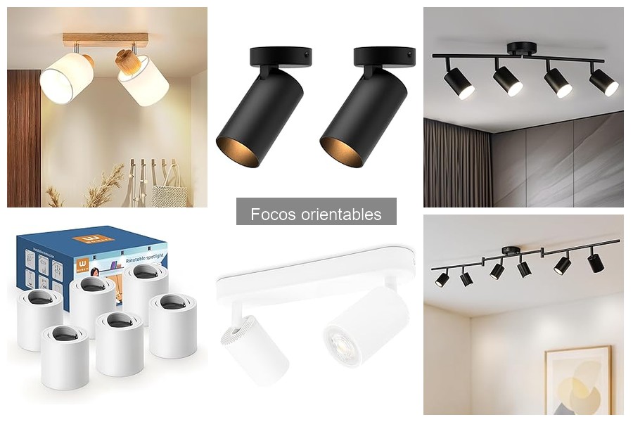 ¿Qué son los focos orientables y cómo funcionan?
