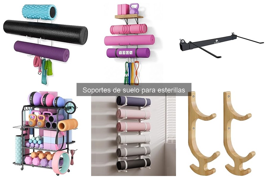 ¿Qué son los soportes de suelo para esterillas de yoga?