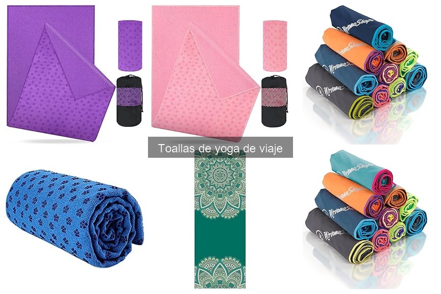 ¿Qué tamaño ideal tiene una toalla de yoga de viaje?