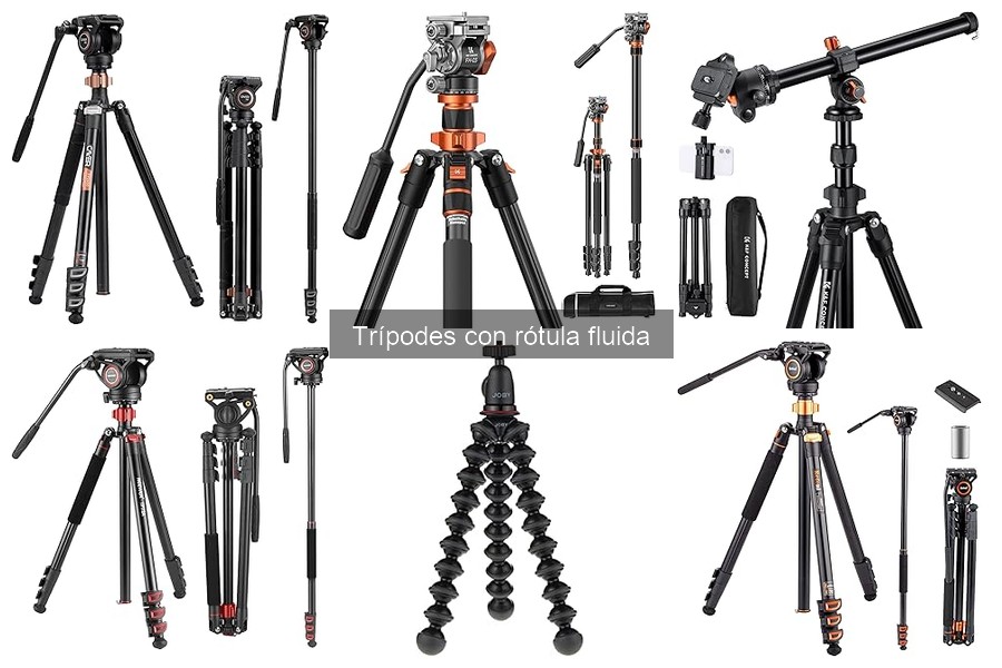 Reseñas de trípodes con rótula fluida para fotografía