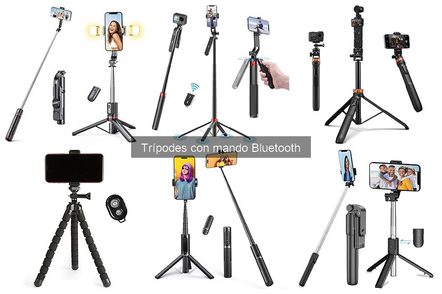 Soluciona problemas comunes con trípodes Bluetooth