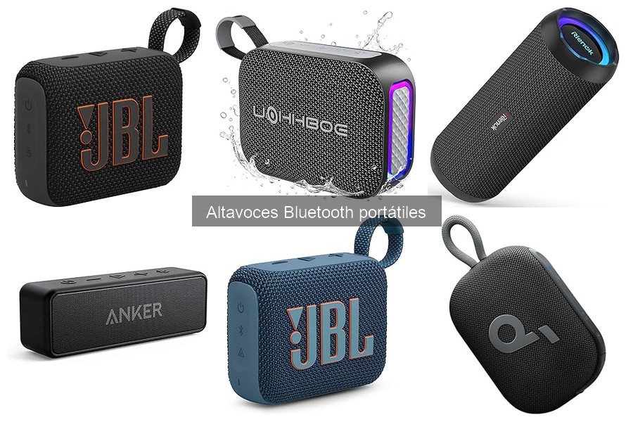 ¿Son resistentes al agua los altavoces Bluetooth portátiles?