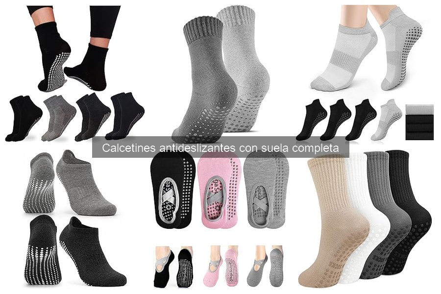 Testimonios sobre calcetines antideslizantes con suela completa