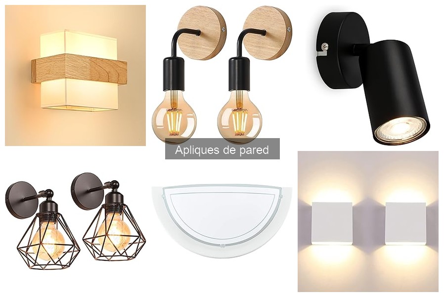 Tipos de apliques de pared: diseños para cada estilo