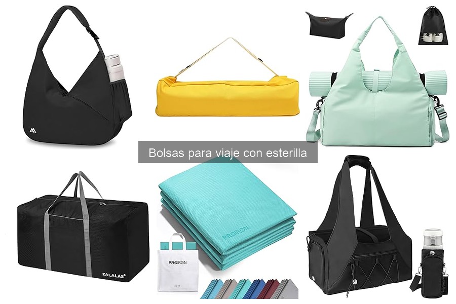 Tipos de bolsas para viaje con esterilla para yoga