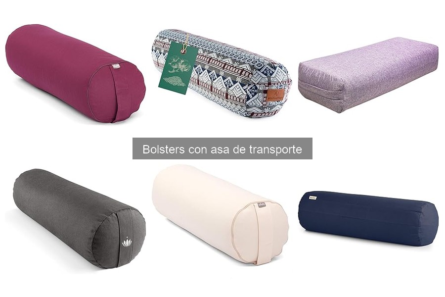 Tipos de Bolsters con Asa de Transporte para Yoga en Casa