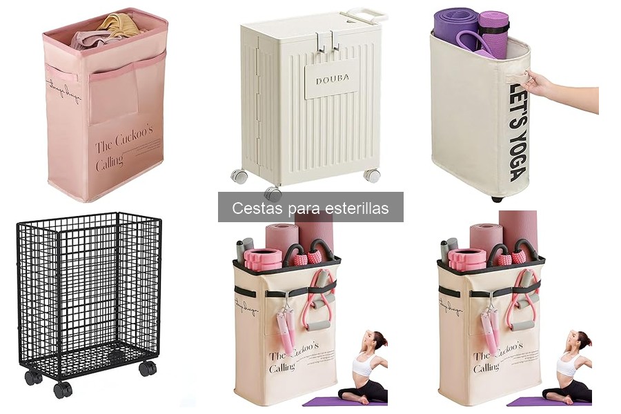 Tipos de cestas para esterillas de yoga: guías y ejemplos