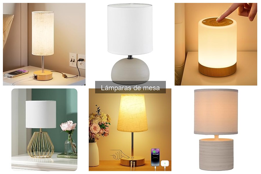 Tipos de lámparas de mesa: ilumina tu hogar con estilo