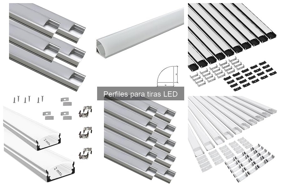 Tipos de perfiles para tiras LED: guía de elección adecuada