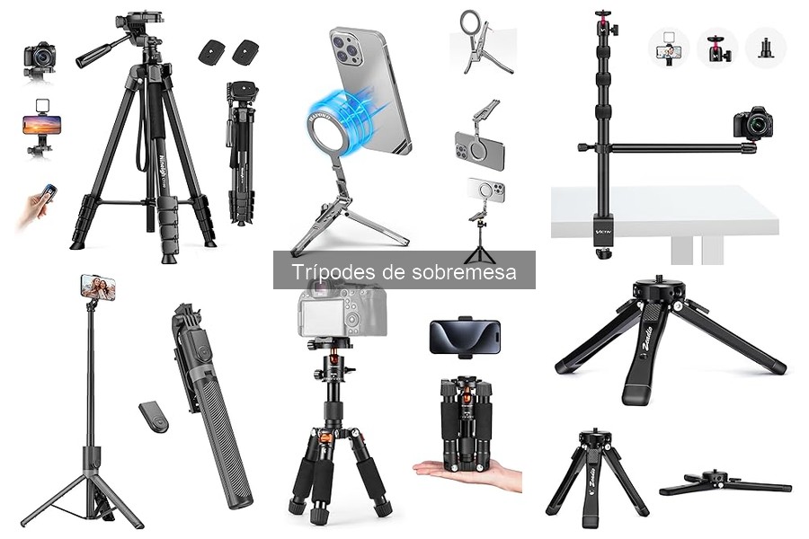 Trípodes de sobremesa para videografía profesional: guía esencial