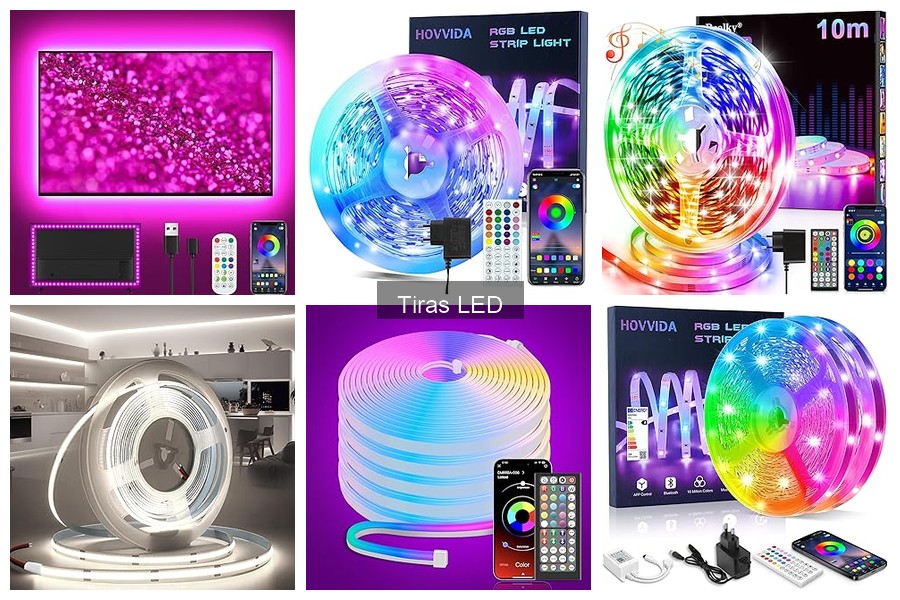 Usos creativos de tiras LED para decorar tu hogar