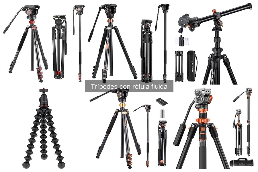 Ventajas de un trípode con rótula fluida para grabar videos